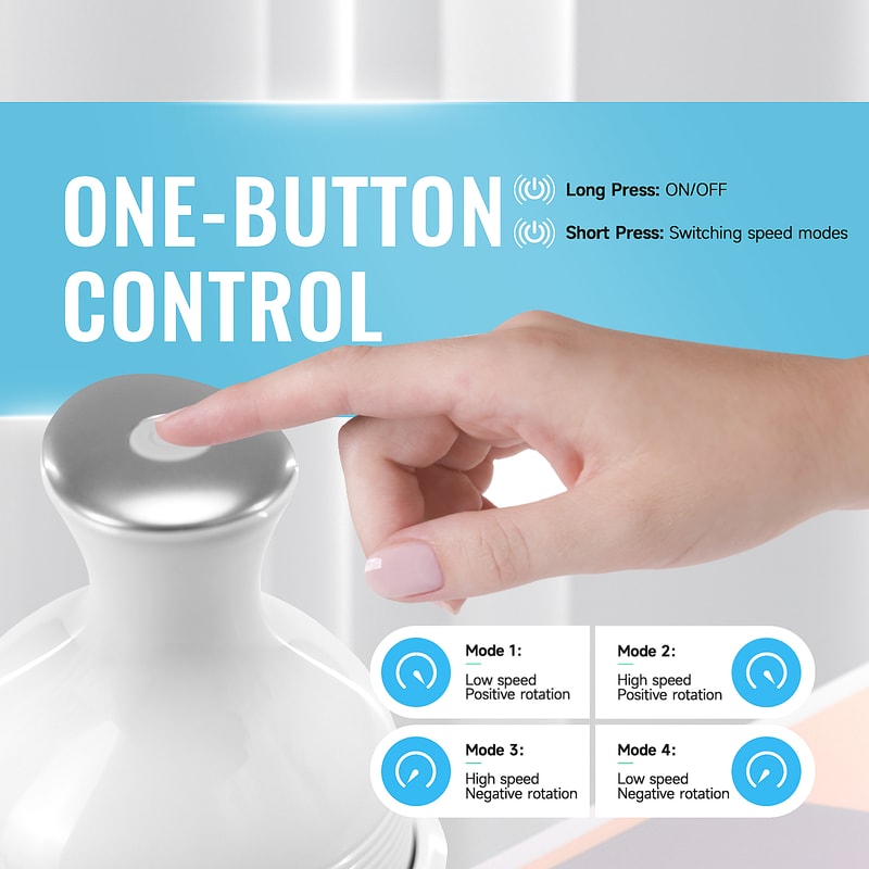 Wireless Electric Head Massager Deep Tissue Neck Massage 4 Kneading Functions For Stress Relief And 4