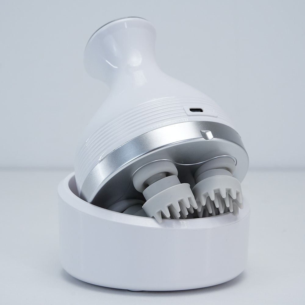 Deep Tissue Kneading Neck Massager, Electric Smart Head Massager, Wireless Waterproof Mini Scalp Massager Stress Relax