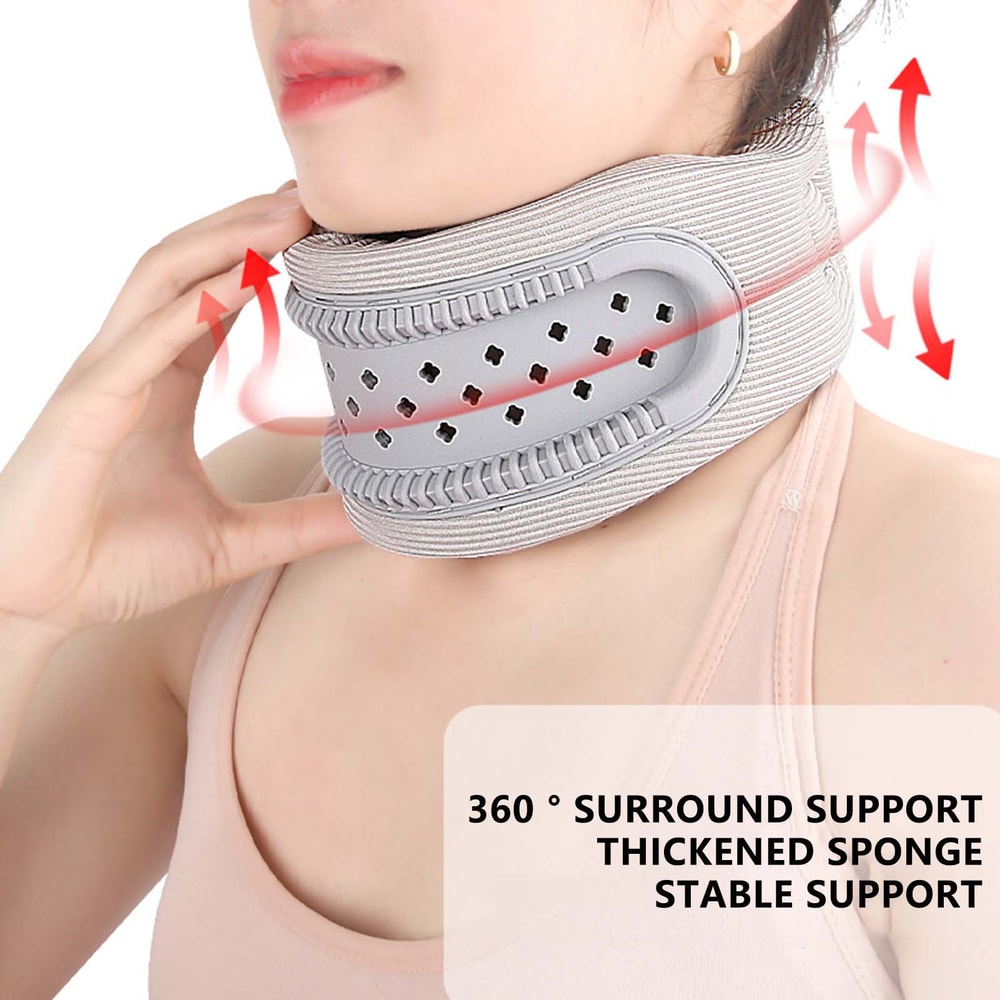 Soft Foam Neck Support Wraps, Stabilizes and Relieves Pressure, Neck Braces Protector for Comfort