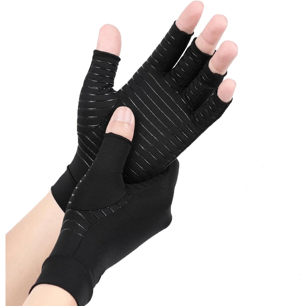 Copper Arthritis Gloves for Hand Pain Relief, Rheumatoid Osteoarthritis, Carpal Tunnel Compression Gloves