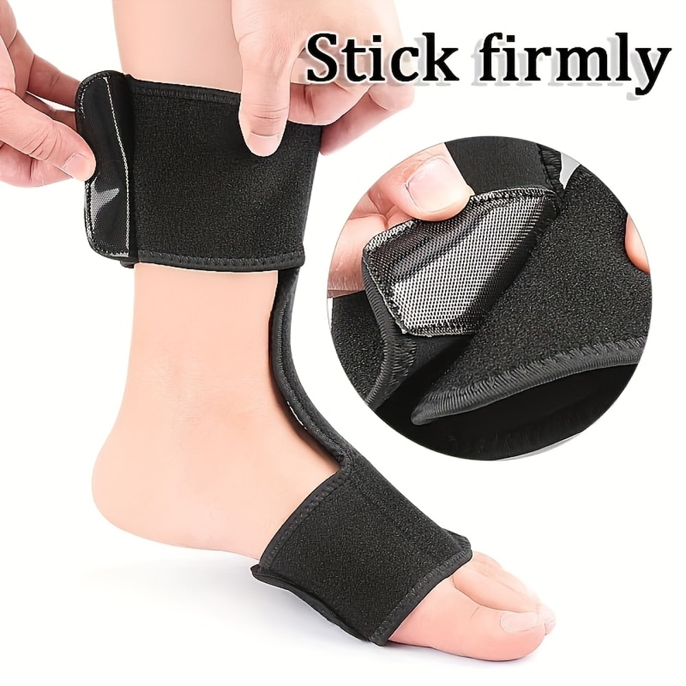 Adjustable Ankle Brace, Plantar Fasciitis Night Splint for Foot Drop and Arch Pain Relief