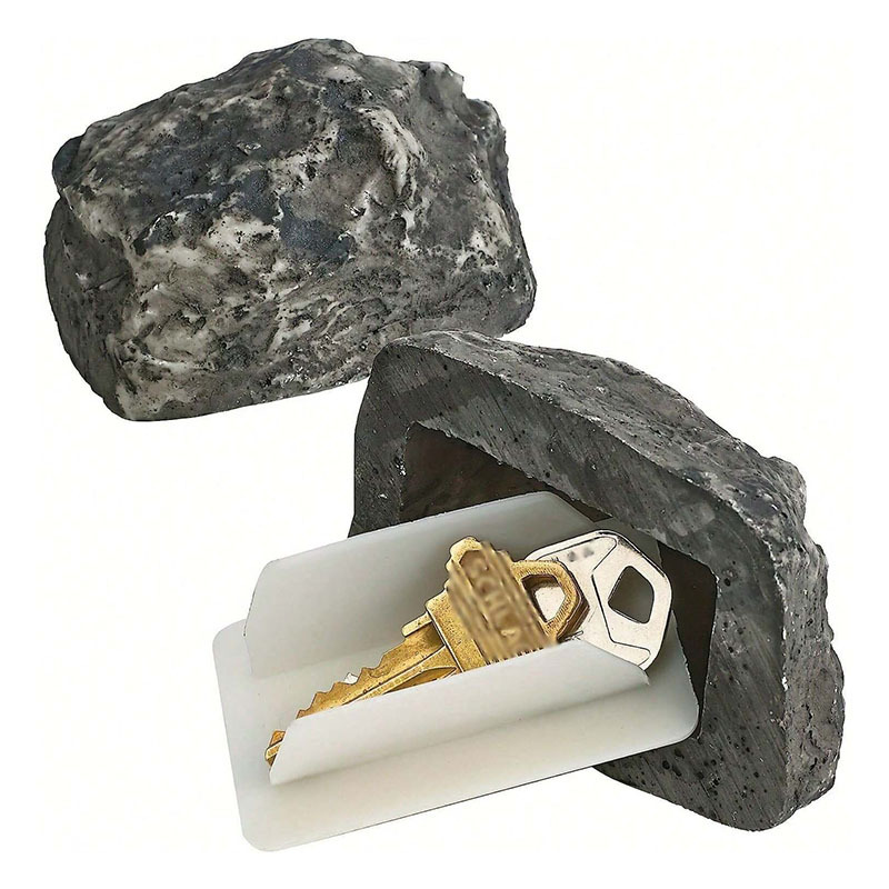 Simulation Small Rock Key Box For Courtyard Hidden Garden Door Decor 1