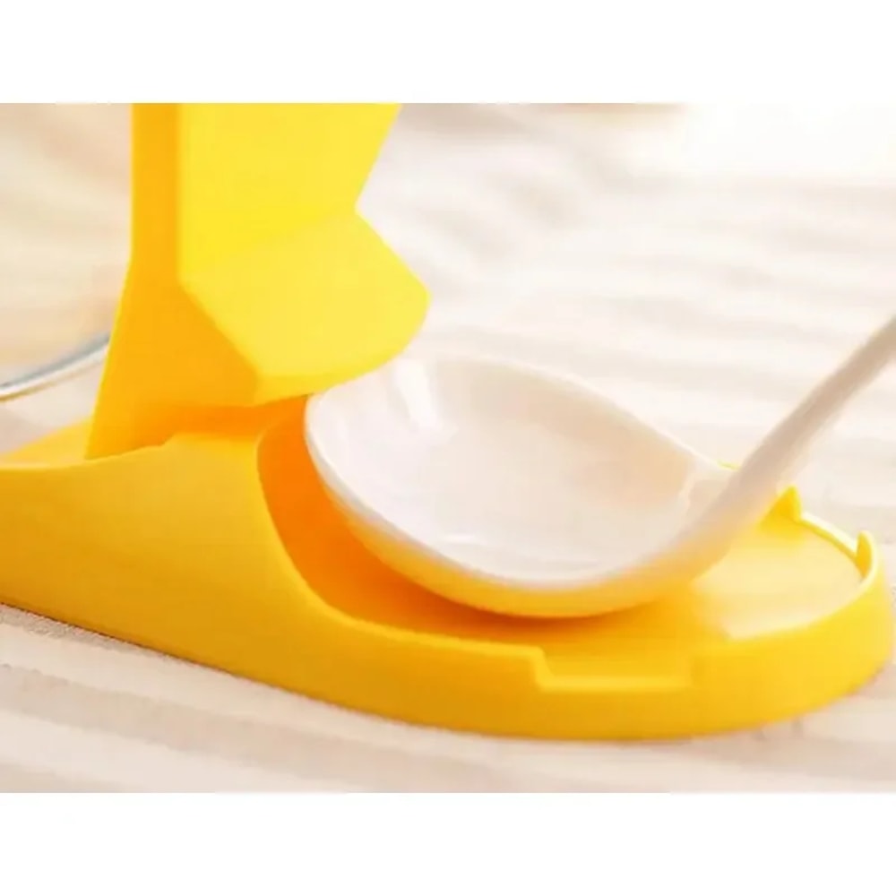 Pan Cover Lid Shell Stand Shelf Holder Plastic Pot And Spoon Stand