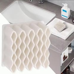 silicone desktop organizer tray for cosmetic storage, multi purpose pen holder, desk organizer stand