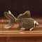 Cute Brass Goldfish Figurines Retro Animal Statue Desk Decor Tea Pet Gift Ornament 5