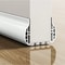 Mute Noise Reduction Door Bottom Strip PVC Wool Gap Sealer Draft Stopper 4
