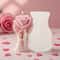 DIY Aromatherapy Soap Candle Rose Couple Silicone Mold For Wedding Valentines Day Craft 0