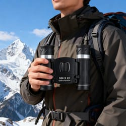 high-definition portable binoculars for long-range hunting, outdoor sports, and camping adventures