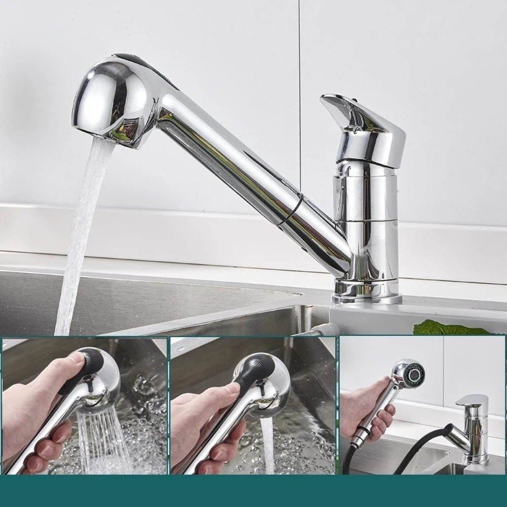 Kitchen Sink Cleaning Sprayer Attachment, Pull Out Faucet Handheld Shower Head for Kitchen Use