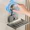 Bathroom Suction Cup Soap Storage Rack, No-Drill Wall-Mounted Drain Box for Easy Bathroom Organization