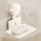 Bathroom Suction Cup Soap Storage Rack, No-Drill Wall-Mounted Drain Box for Easy Bathroom Organization