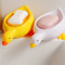 Multifunctional Cute Duck Shaped Soap Holder SelfDraining Plastic Soap Tray For Bathroom 1