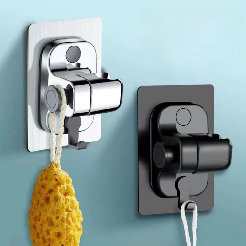 Wall Mounted Shower Holder Adjustable Shower Head Holder SelfAdhesive Handheld Bracket 0