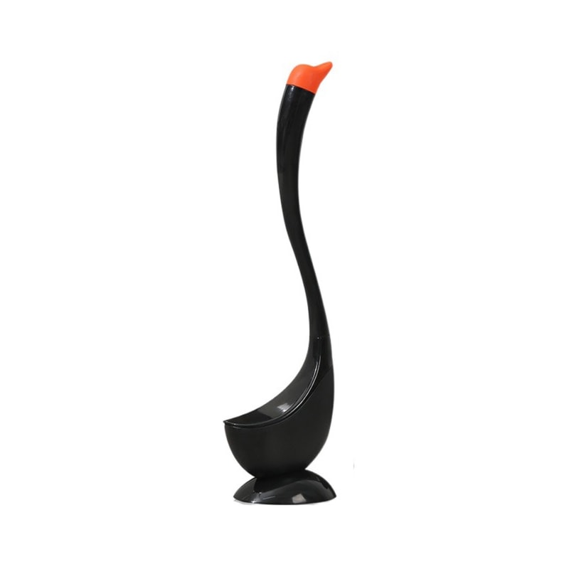 Swan Shape Toilet Brush with Long Handle, Cute Plastic Toilet Plunger, Bathroom Accessories, Household Cleaning Tool