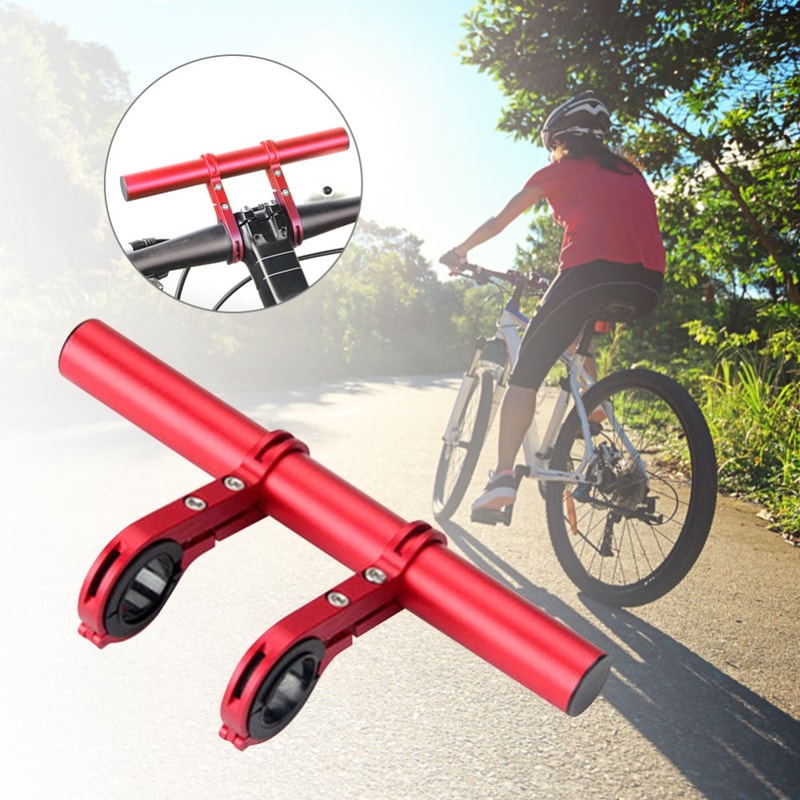 Multifunction Handlebar Extension Mount Aluminum Alloy Bicycle Handlebar Bracket Double Clamp 0