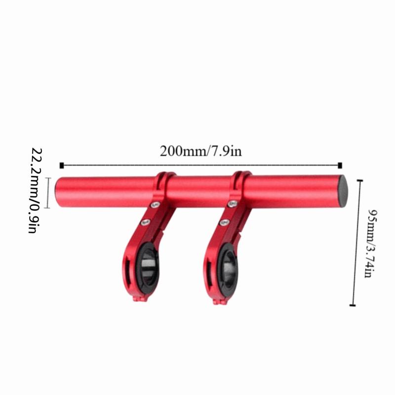 Multifunction Handlebar Extension Mount Aluminum Alloy Bicycle Handlebar Bracket Double Clamp 5