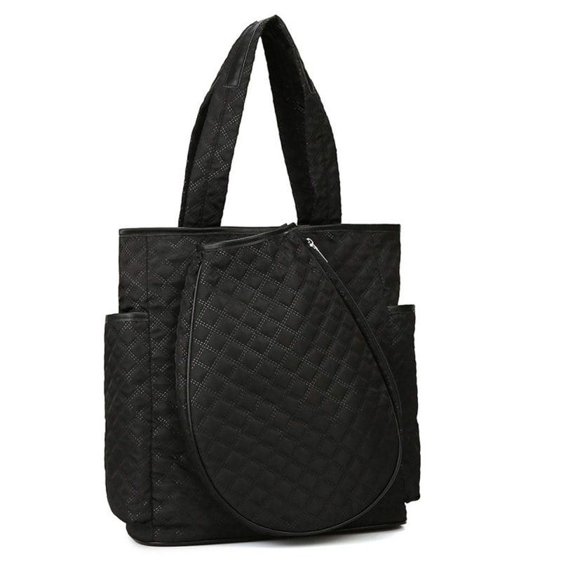 Durable Waterproof Tennis Bag Quilted ExtraLarge Badminton Backpack Premium Lightweight Tennis Tote 7