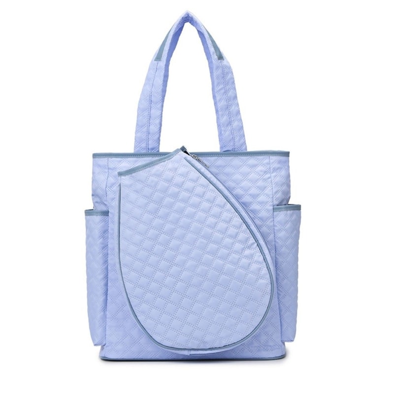 Durable Waterproof Tennis Bag Quilted ExtraLarge Badminton Backpack Premium Lightweight Tennis Tote 9