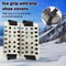 Adjustable Stainless Steel Snow Claw Ice Grippers, Heavy-Duty Winter Grips for Climbing, Walking, Driving