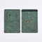 Hand Carry Wallet for Men, PU Leather Travel Passport Holder, Business Card Case
