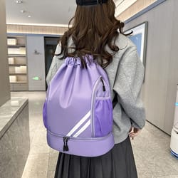 large football basketball gym bag backpack women, school, weekend travel backpacks
