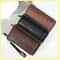 Large Capacity Phone Clutch Bag, Men's PU Zipper Handbag with Card Holder & Coin Purse