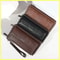 Large Capacity Phone Clutch Bag, Men's PU Zipper Handbag with Card Holder & Coin Purse