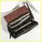 Large Capacity Phone Clutch Bag, Men's PU Zipper Handbag with Card Holder & Coin Purse