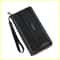 Large Capacity Phone Clutch Bag, Men's PU Zipper Handbag with Card Holder & Coin Purse