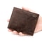 Slim Men's Wallet, Luxury Coin Pocket Zipper, Retro Frosted Card Holder, High Quality Male Purses