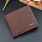 Faux Leather Mens Bifold Wallet Slim Credit ID Card Holder Solid Business Billfold Purse 6