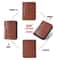 High Quality Short Vertical Mens Wallet Ultrathin PU Leather Card Holder 2