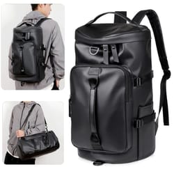 portable fashion film outdoor travel bag, lightweight gym bag, large capacity dry and wet separate luggage, double back