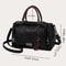 Fashion Zipper Crossbody Bag Tassel Decor Womens Large Capacity Shoulder Bag With Removable Strap B 3