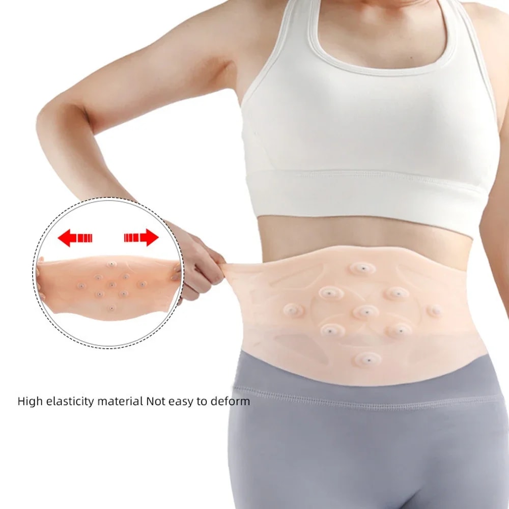Waist Support with Gel Pad, Magnetic Therapy Back Brace for Pain Relief, Waterproof Elastic Belt, Ideal for Yoga, Sports