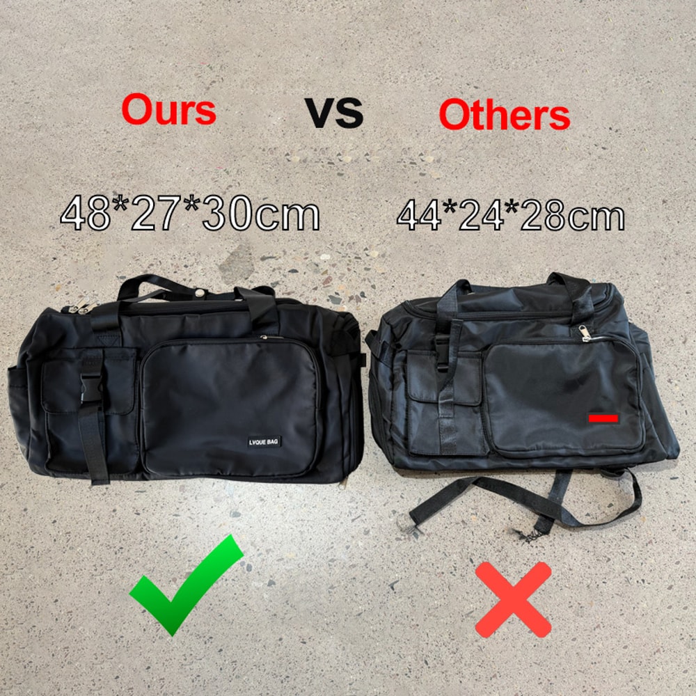 Fitness Sports Gym Bag for Women, Wet Dry Travel Duffel, Crossbody Shoulder Handbag