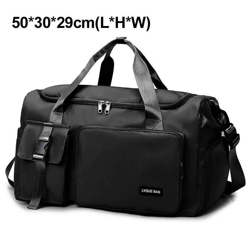 Fitness Sports Gym Bag for Women, Wet Dry Travel Duffel, Crossbody Shoulder Handbag