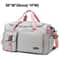Fitness Sports Gym Bag for Women, Wet Dry Travel Duffel, Crossbody Shoulder Handbag