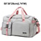 Fitness Sports Gym Bag for Women, Wet Dry Travel Duffel, Crossbody Shoulder Handbag