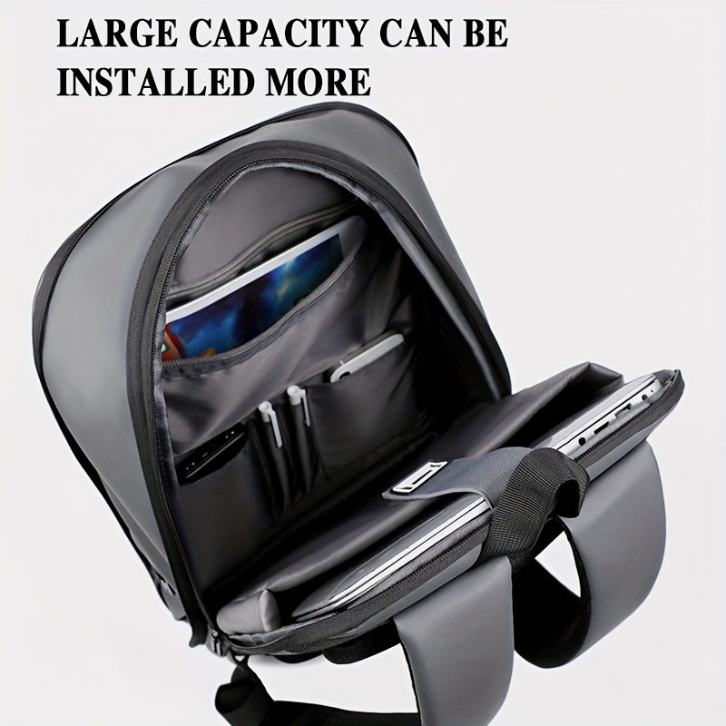 One Mens Business Backpack With Luggage Strap Perfect For Commuting 3