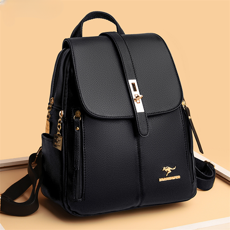 School Bags For Girls Mochila Rucksack Luxury Women Leather Backpacks For Girls 1