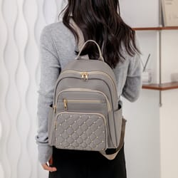 high-quality nylon backpack, fashion women travel bag, large school backpack for teenage girls