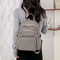 HighQuality Nylon Backpack Fashion Women Travel Bag Large School Backpack For Teenage Girls 0