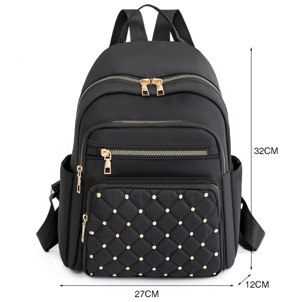HighQuality Nylon Backpack Fashion Women Travel Bag Large School Backpack For Teenage Girls 2