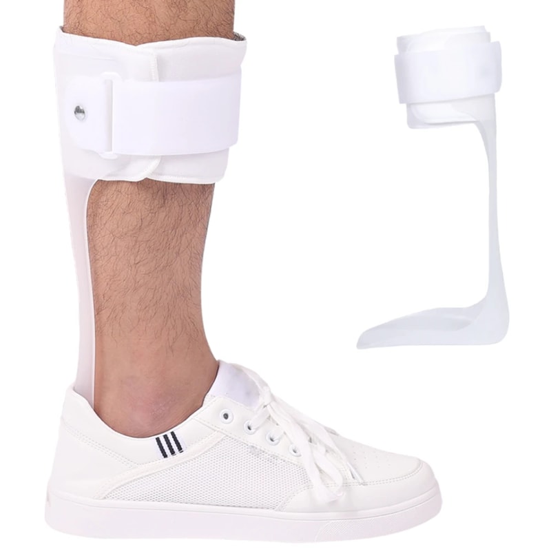 Rigid Ankle Foot Orthosis AFO Drop Foot Brace For Walking Durable Polyethylene Foot Drop Splint Lig 0