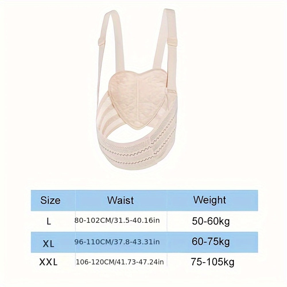 Adjustable Maternity Support Belt For Lower Back Breathable Belly Support Band 1