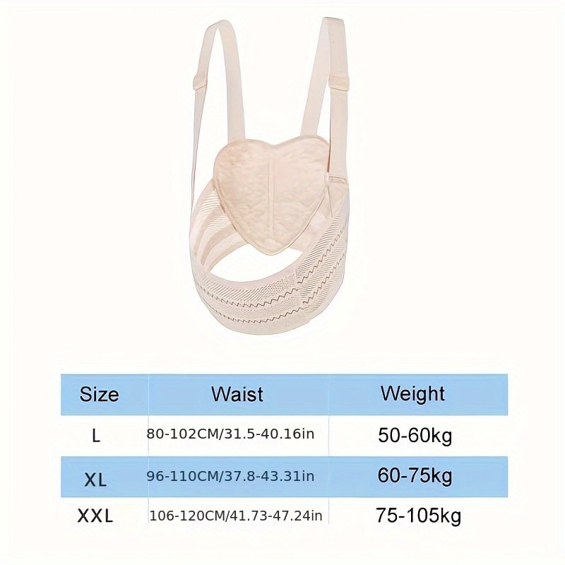 Adjustable Maternity Support Belt For Lower Back Breathable Belly Support Band 1