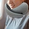 Adjustable Traveling Sleeping Neck Pillow, Portable Car Neck Memory Foam U-Shaped Headrest Pillow