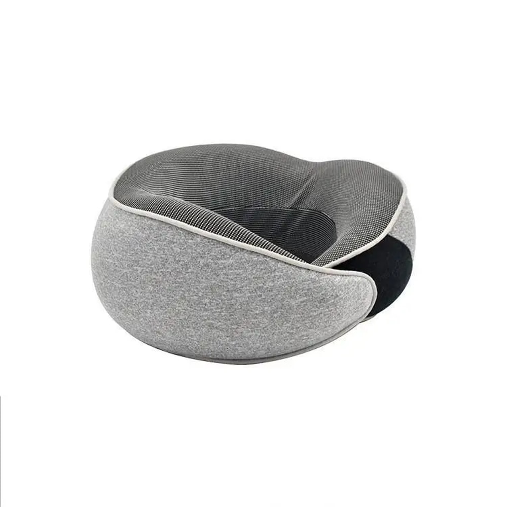 Adjustable Traveling Sleeping Neck Pillow, Portable Car Neck Memory Foam U-Shaped Headrest Pillow