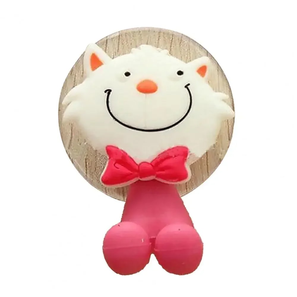 Lovely Rabbit Cartoon Animals Toothbrush Holder, Strong Suction Tooth Brush Storage Rack for Bathroom, Kids Children